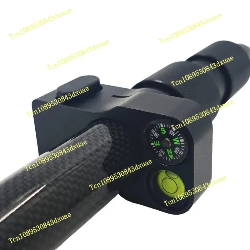 Carbon Fibre Pole 74-180cm 3-section Telescopic Centering Pole Portable RTK GPS Prism Surveying Rod Aluminum Alloy 5/8x11 Thread