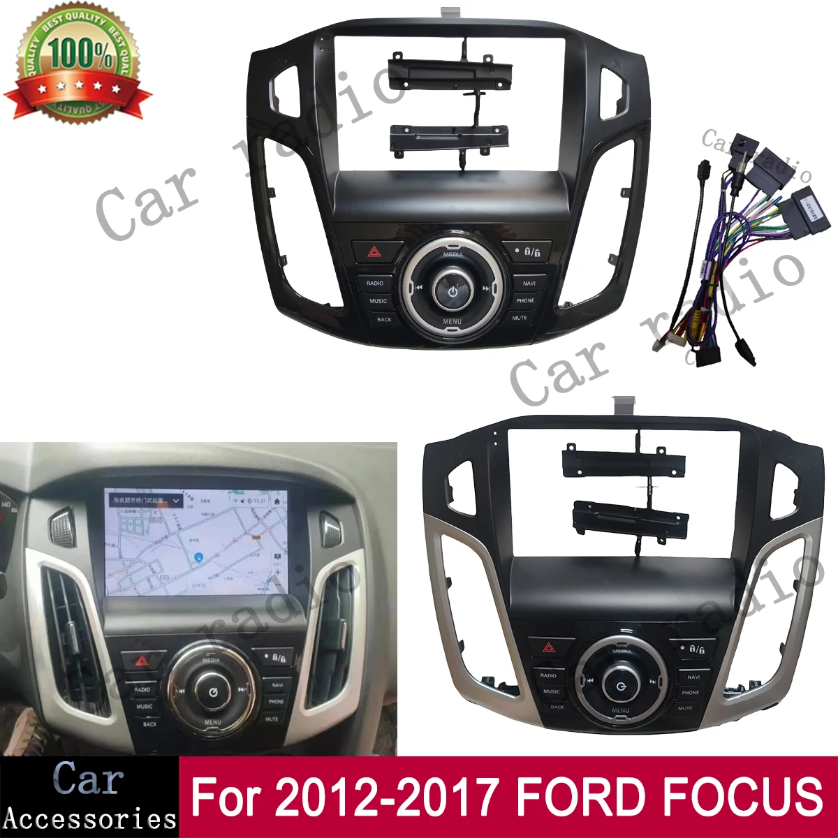 for-ford-focus-2012-2018-real-button-9-inch-car-radio-android-stereo-frame-player-head-unit-fascia-panel-dash-board-cover-casing