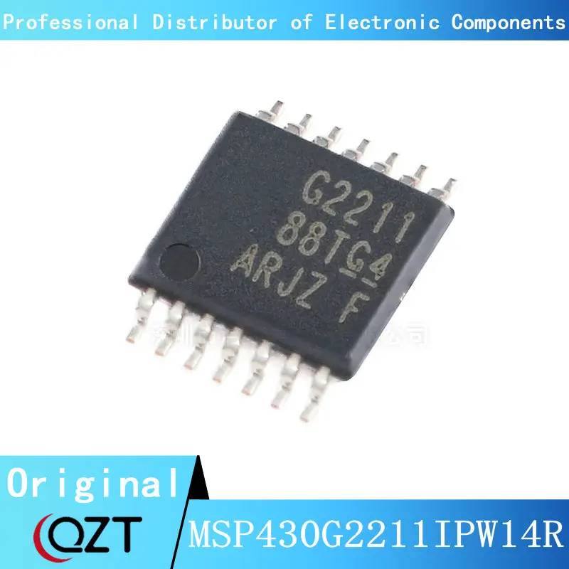 Nuevo chip de TSSOP-14 MSP430G2211IPW14R TSSOP MSP430G2211 430G2211 G2211, 10 unids/lote