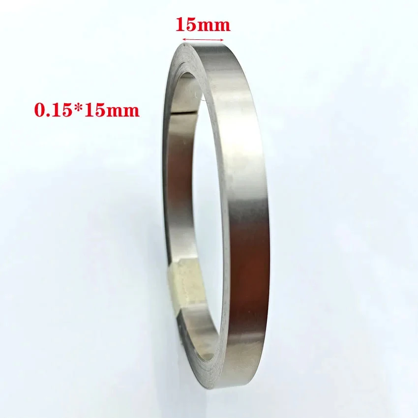 

10M 15mm x 0.15 Pure Nickel Strip Suitable for Spot Welding of 18650 Batteries