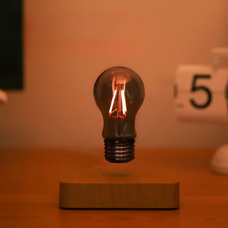 Maglev Nightlight Creativity Minimalist Night Light Study Bedroom Bedside Lighting Lamps Touch Switch Room Decoration Lights