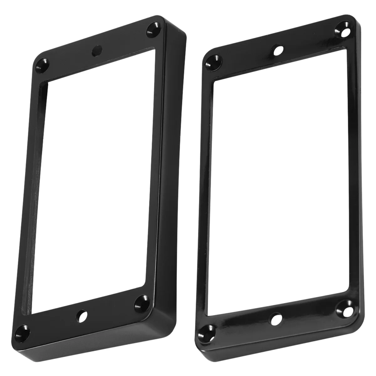 A98T2Pcs Плоский звукосниматель хамбакера Монтажное кольцо Рама ABS для электрогитары