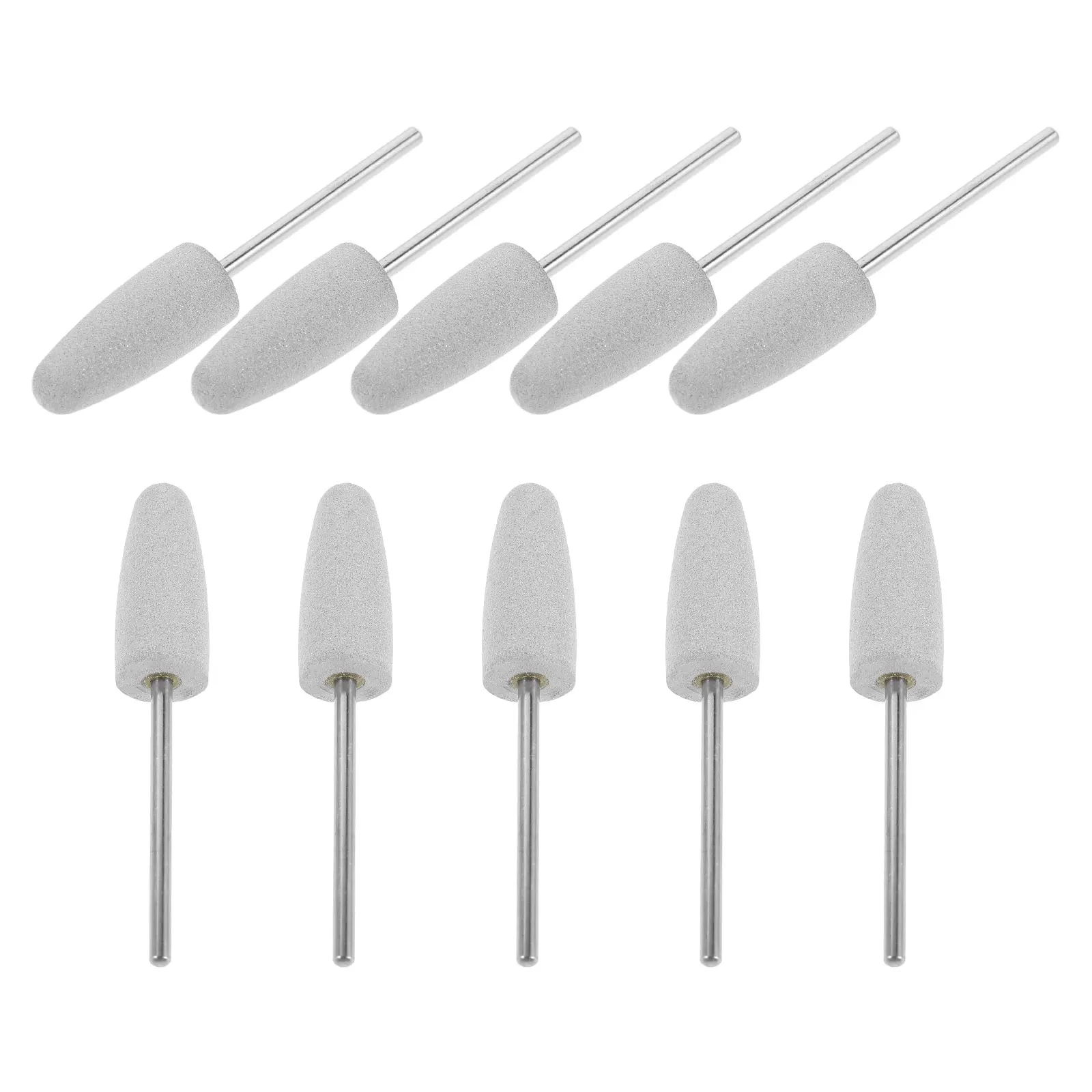 

10pcs Silicone Rubber Nail Drill Bits Cuticle Care Dead Skin Remover Polish Shaping Tool For Russian Japanese Manicure Salon