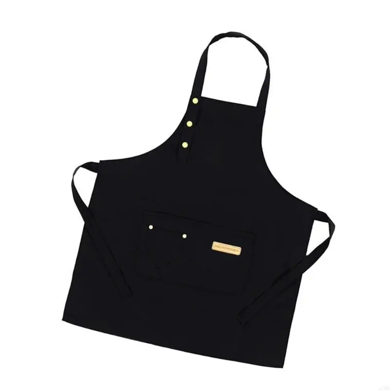270D Practical Stain Oil Resistant Unisex Work Apron Multiple Pockets