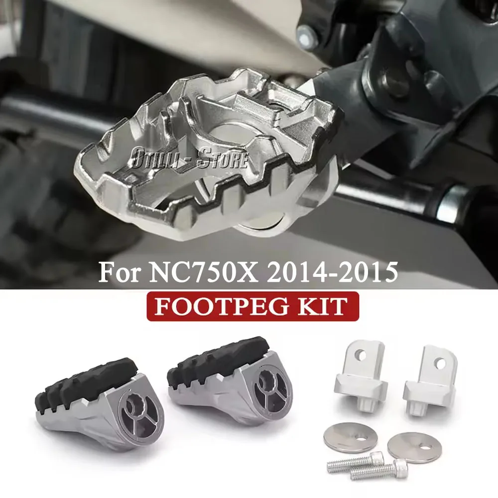 

Motorcycle Accessories Footpeg Kit Fits For Honda NC750X NC 750X NC 750 X 2014 2015 Footrest Foot Peg Pedals