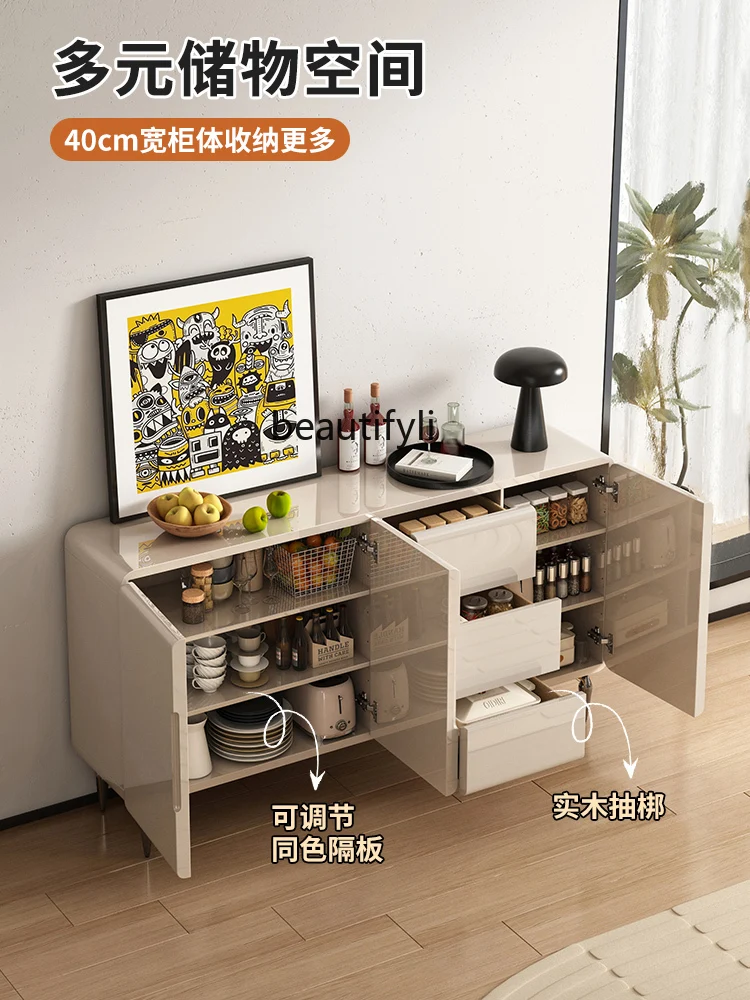 Eetbank Rugleuning Kast Woonkamer Kast Eenvoudige Moderne Theekast