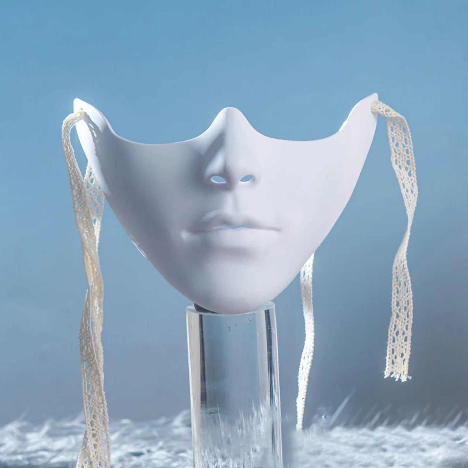 Maska na pół twarzy z skrzydłami maskarady dla kobiet i mężczyzn, cosplay, Halloween, impreza cosplay, rekwizyty fotograficzne, dekoracja kostiumu, osłona na usta