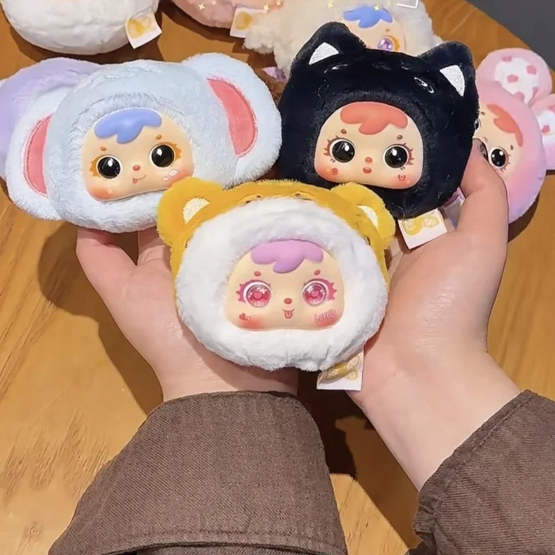 صندوق صغير من القطيفة من صامويل - مجموعة سلسلة مفاتيح على شكل حيوانات لطيفة، لعبة محشوة كاواي عشوائية للفتيات، هدية إكسسوارات أنيمي عصرية #3