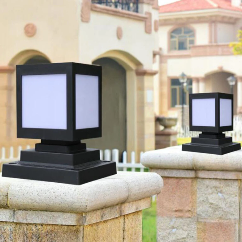 

Solar Garden Light Pole for outside Lamp Post Lights Outdoor Waterproof Fairy Cap Powered