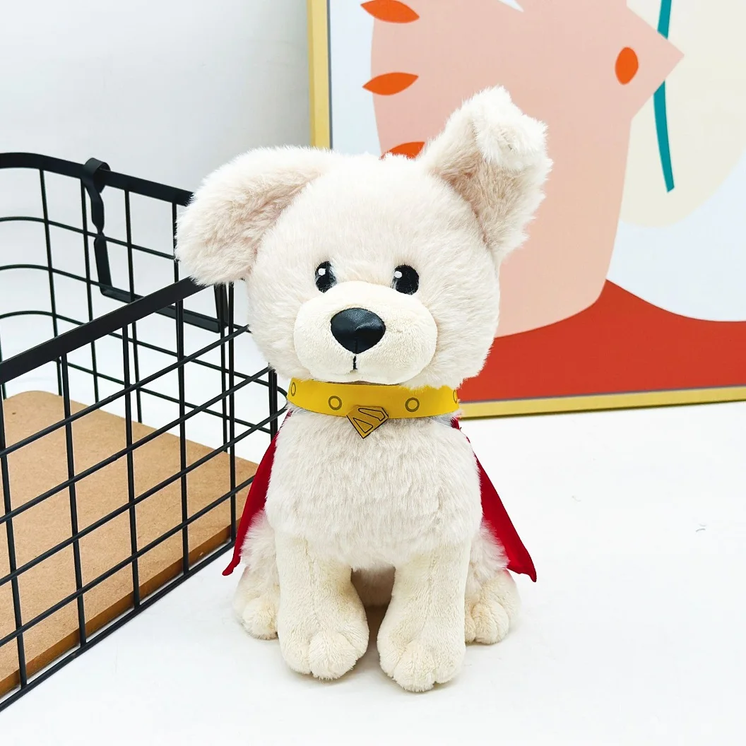 Nuevo muñeco de peluche Krypto The Superdog, bonito muñeco de algodón Krypto, periféricos de película de Anime, juguete de peluche, regalo de cumpleaños
