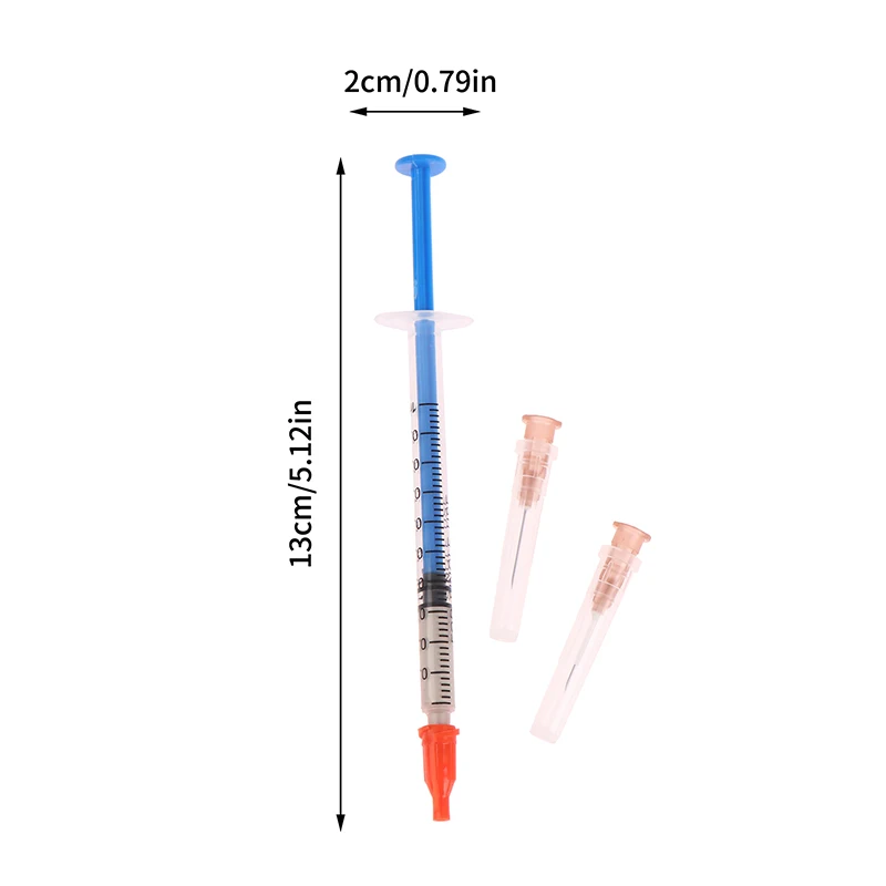 1Pc 0.4MM Geleidende Lijm Lijm Zilver Verf Pen Met 2 Naalden Voor PCB Rubber Reparatie Geleiding Connectors board Reparatie Tool