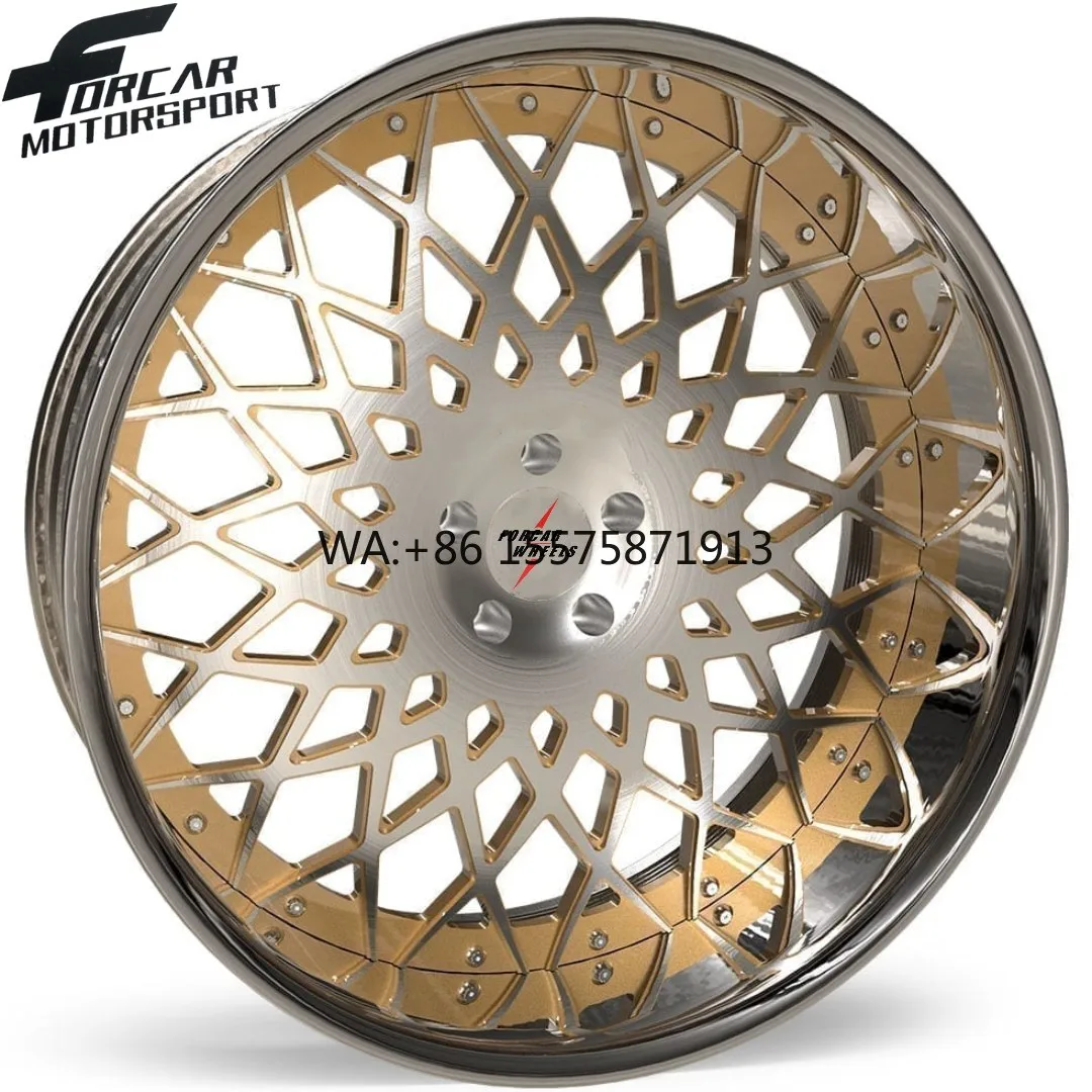 

Two-Pieces Car Rim Wheel Aluminum China Customized Wheels Rims for Personal Use