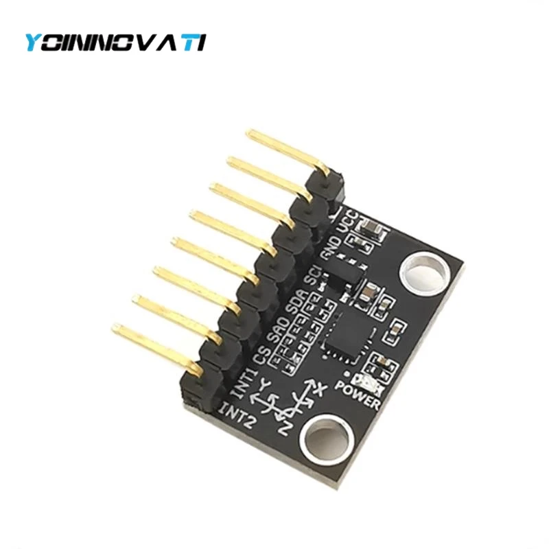 1PCS LSM6DSRTR Six-Axis Accelerometer And Gyroscope Module Attitude Sensor IMU660RB for Motion Tracking And Gaming