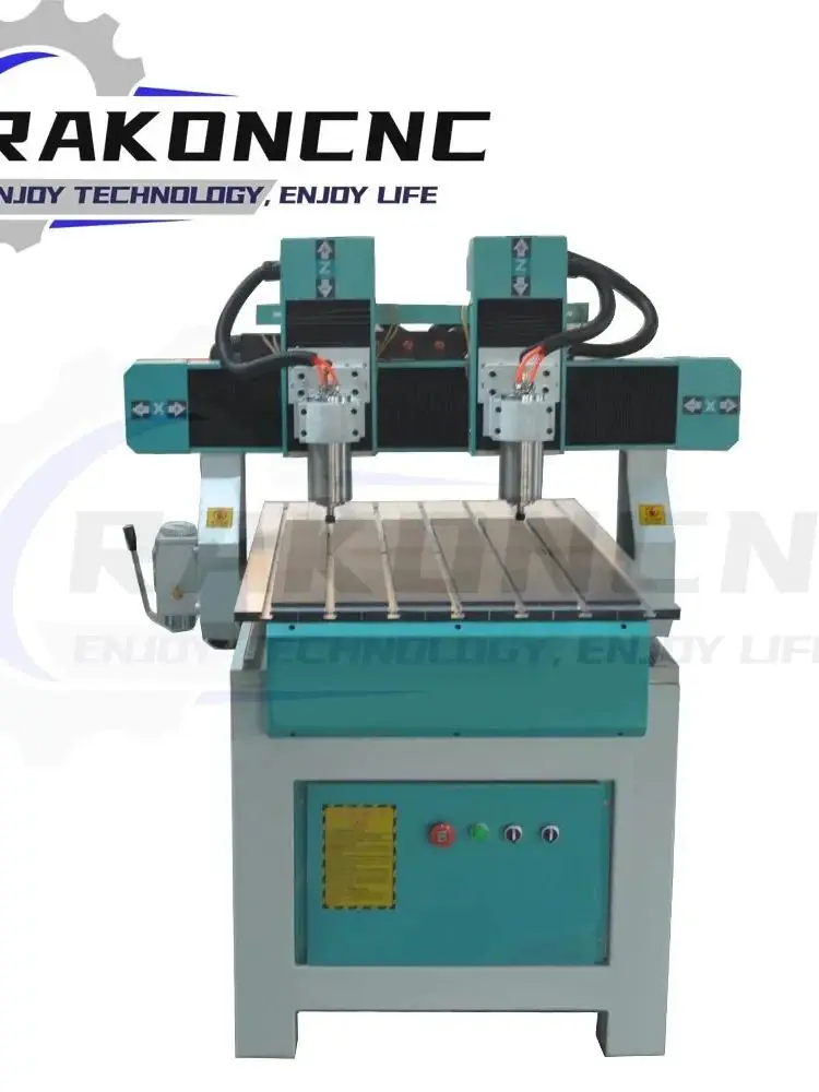 Rackoncnc RC6090 CNC  Machine For Iron Copper Steel Metal Mini Cnc Router Cast Iron Table