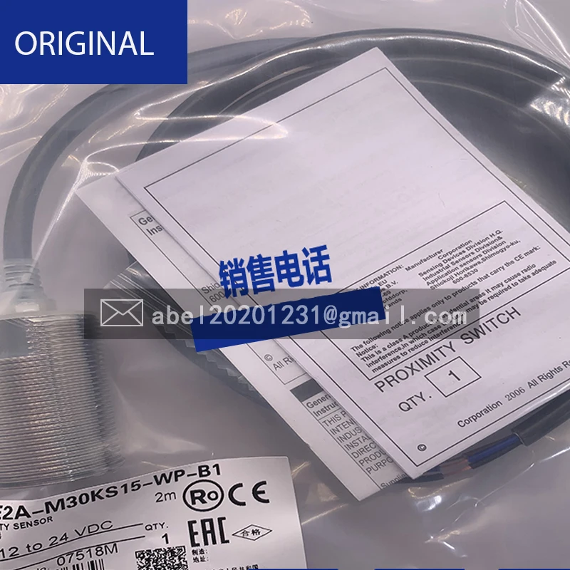 Sensor completamente nuevo, e2a-m30ks15-wp-b1