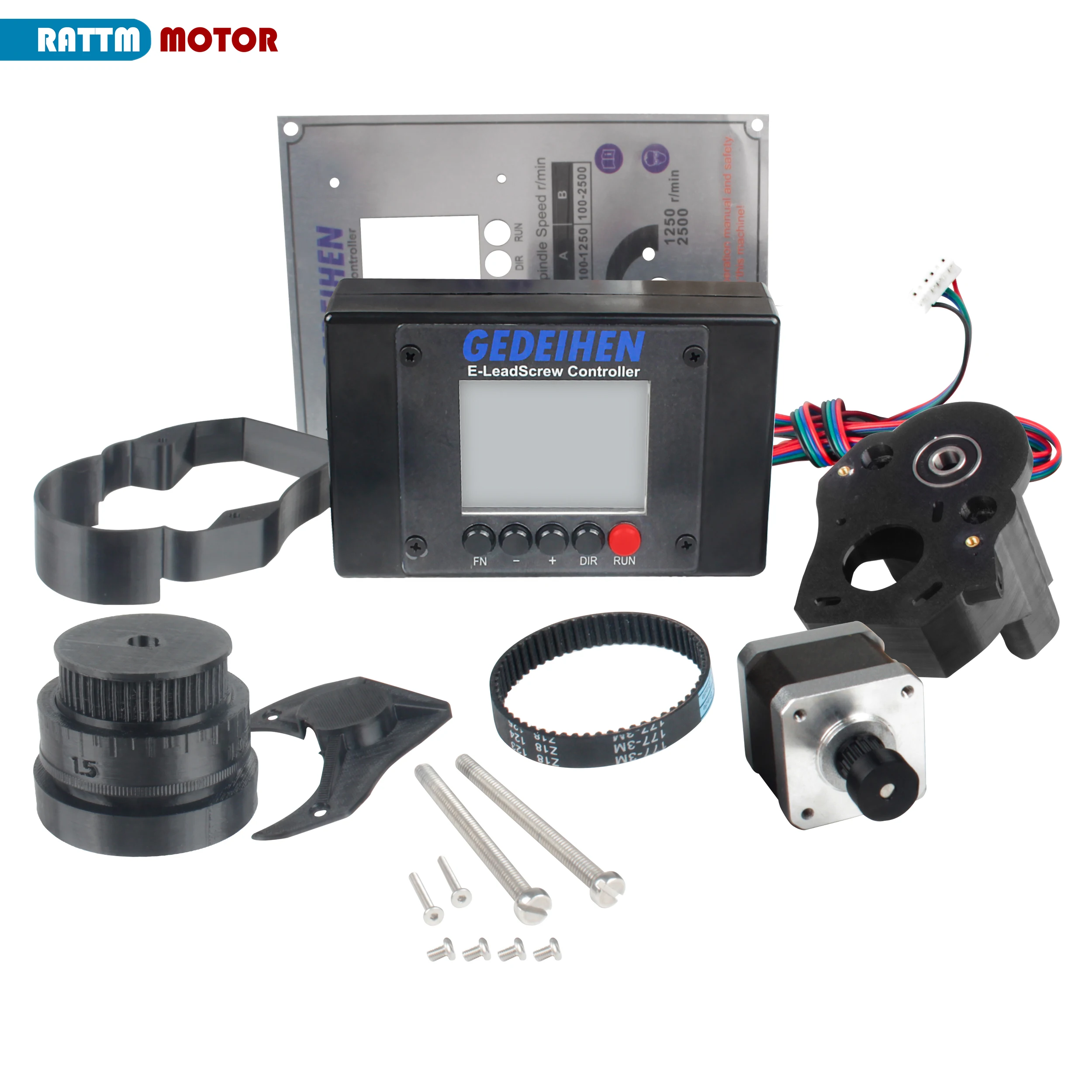 Image of E-Lead-Spindeldrehmaschinen-Gewindecontroller mit Halterungssatz für WM210V CD-210V MX-210V Drehmaschinenzubehör