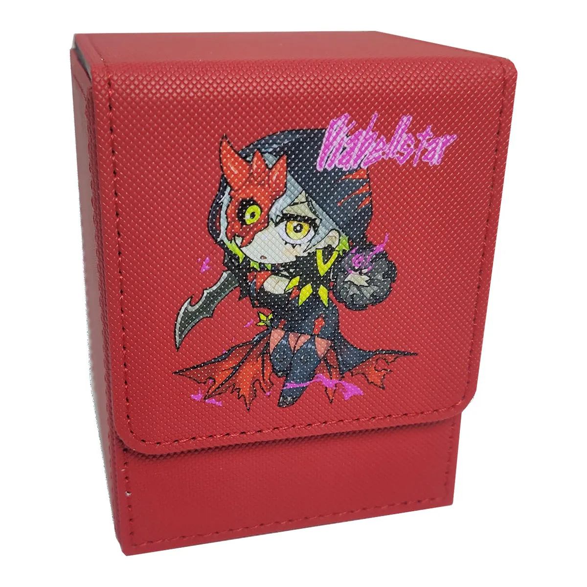 DIY 직접 만드는 유희왕! 디아벨스타 블랙 위치 카드 보관함 Ygo 가죽 컬렉션 카드 보호 상자 애니메이션 카드 선물