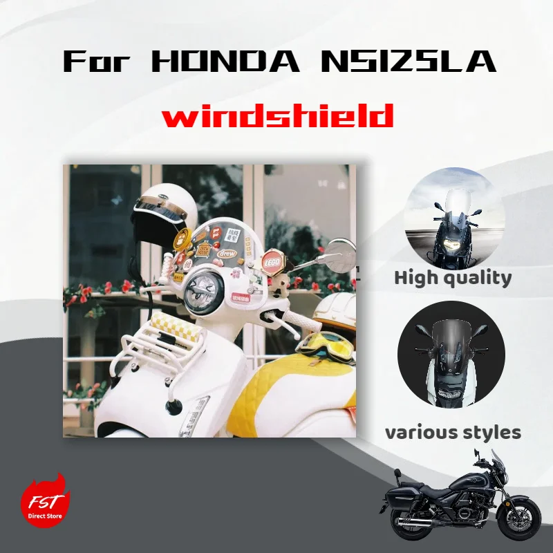 

For Honda NS125LA Modified Windshield, 2025 NS125LA Front Windshield
