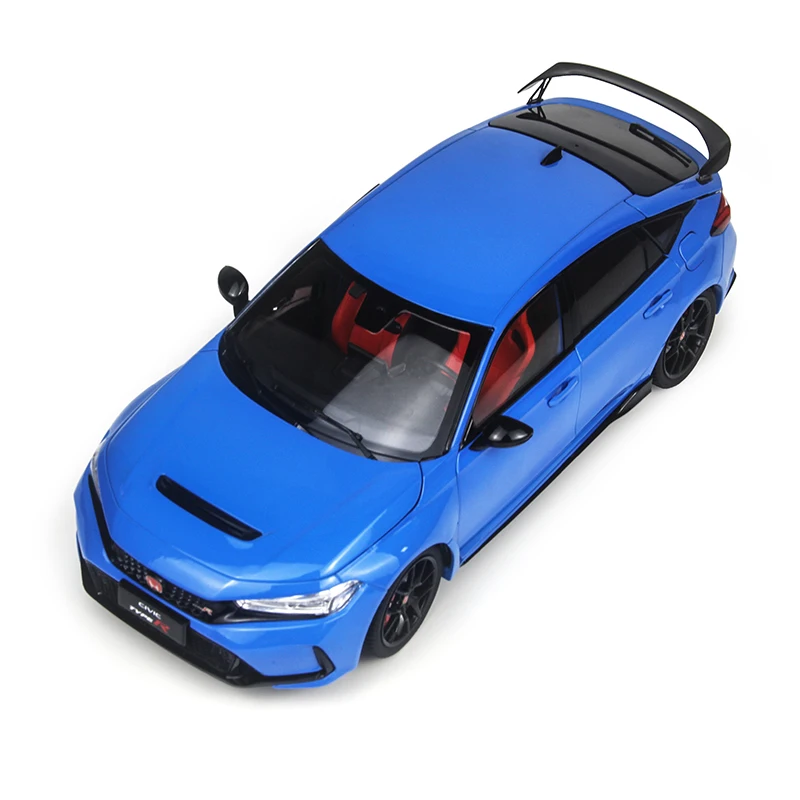 1:18 Honda Civic TYPE R โลหะผสมจําลองรถแบบคงที่, คอลเลกชันของเล่นตกแต่งสําหรับเด็ก, ของขวัญวันหยุดสําหรับเด็ก