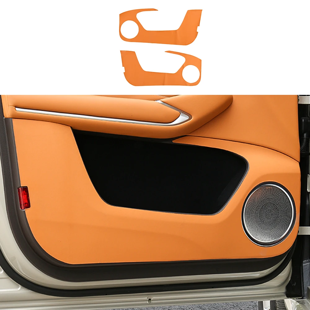 

4 шт. для GWM Tank 500 Hi4-T дверь автомобиля, противоударная накладка, экологически чистая кожа, устойчивая к царапинам, модификация, аксессуары