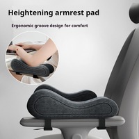 1 Pair Memory Cotton Chair Armrest Pads Computer Chair Armrest Cushion Relief Elbows Forearm Pressure Pad For Home Offiice