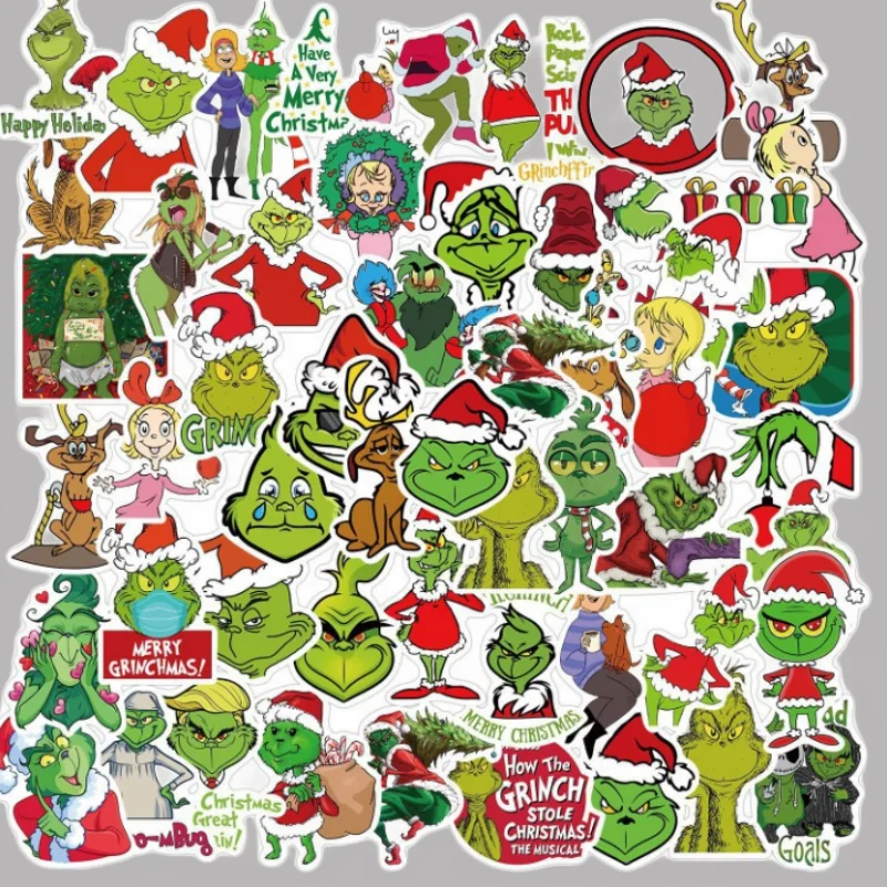 50 pz pumpish the Grinch Anime Sticker valigia Water Cup cancelleria cellulare auto Scooter Laptop frigorifero decorazione Sticker