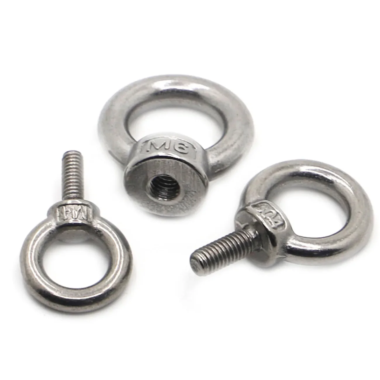 

Lifting Rye Nuts/Screw Ring Eyebolt Ring Hooking Nut Screws M3 M4 M5 M6 M8 M10 M12 304 Stainless Steel