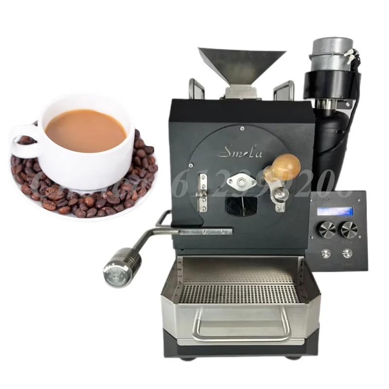 

Convenient Small Home 300G Roasted Coffee Beans Roaster Machine Electric Infrared Heating Vietnam Coffee Bean Production Machine