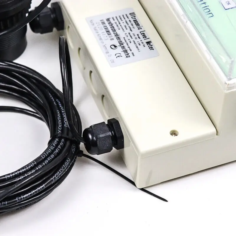 Split Ultrasonic Level Gauge Non-contact Liquid Level Sensor Water Tank Fuel Oil