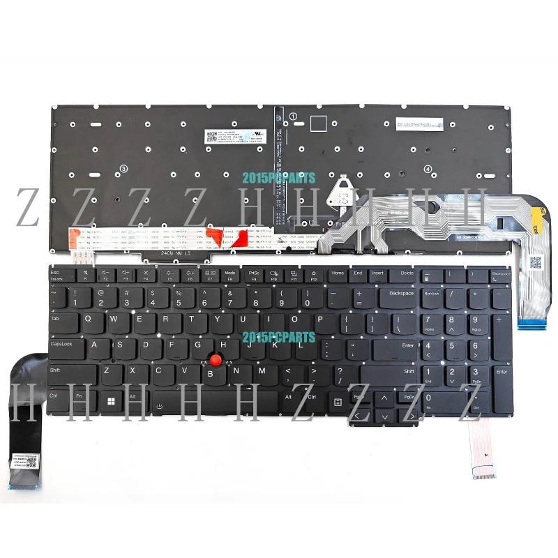 

Z New For Lenovo ThinkPad E16 Gen 3 21SR 21ST P16s Gen 3 21KS 21KT Keyboard Backlit US