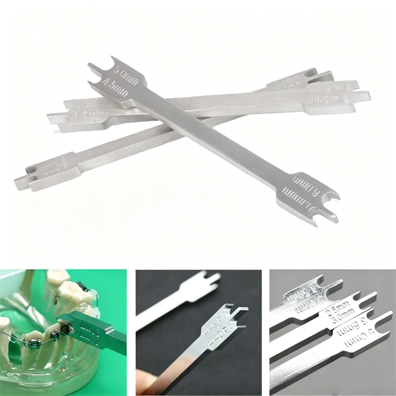Dental Orthodontic Bracket Positioning Height Wick Gauge High Precision Bracket Positioner Dental Ortho Instrument Tool