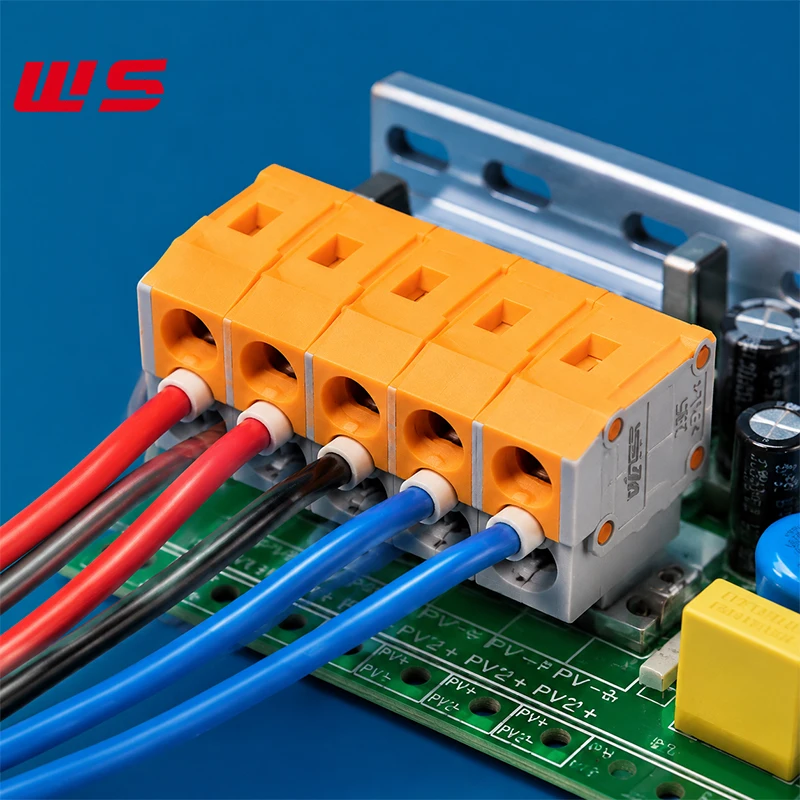 Custom Logo Railway Terminal Block 2 Pole Connector IRIS Certified Anti Vibration Subway Metro SMT Factory
