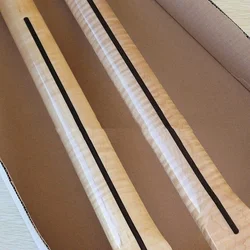 Tiger Roasted Flame Maple Guitar Neck, Abalone Dot Inlay for Parts, 22 Fret，Exquisite products