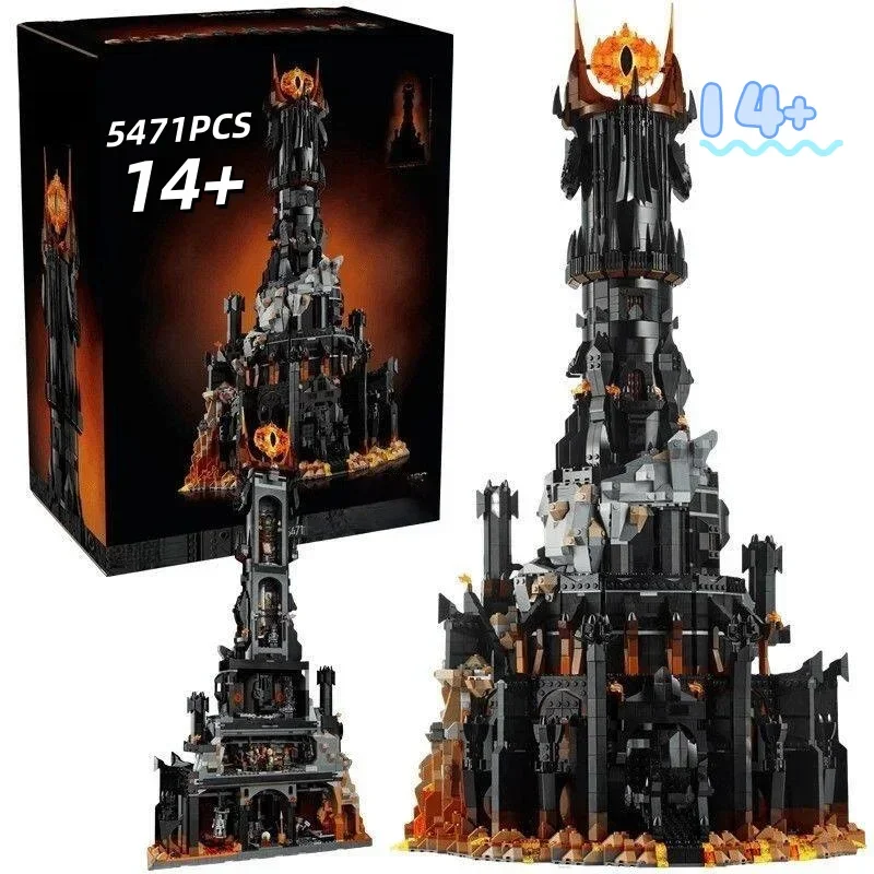 

Disney 10333 In Stock Building Blocks Set The Eye of Sauron Dark Tower Model 5471Pcs Bricks Toy Gift for Adult Birthday Party