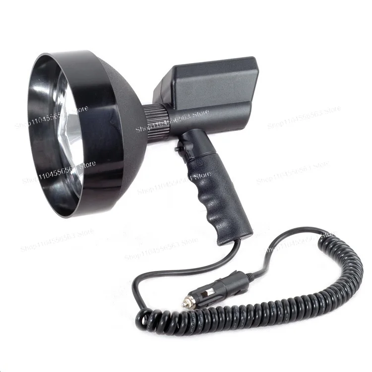 7 Inch 100W HID Xenon Searchlight, 12V/24V Handheld Spotlight for Outdoor Use