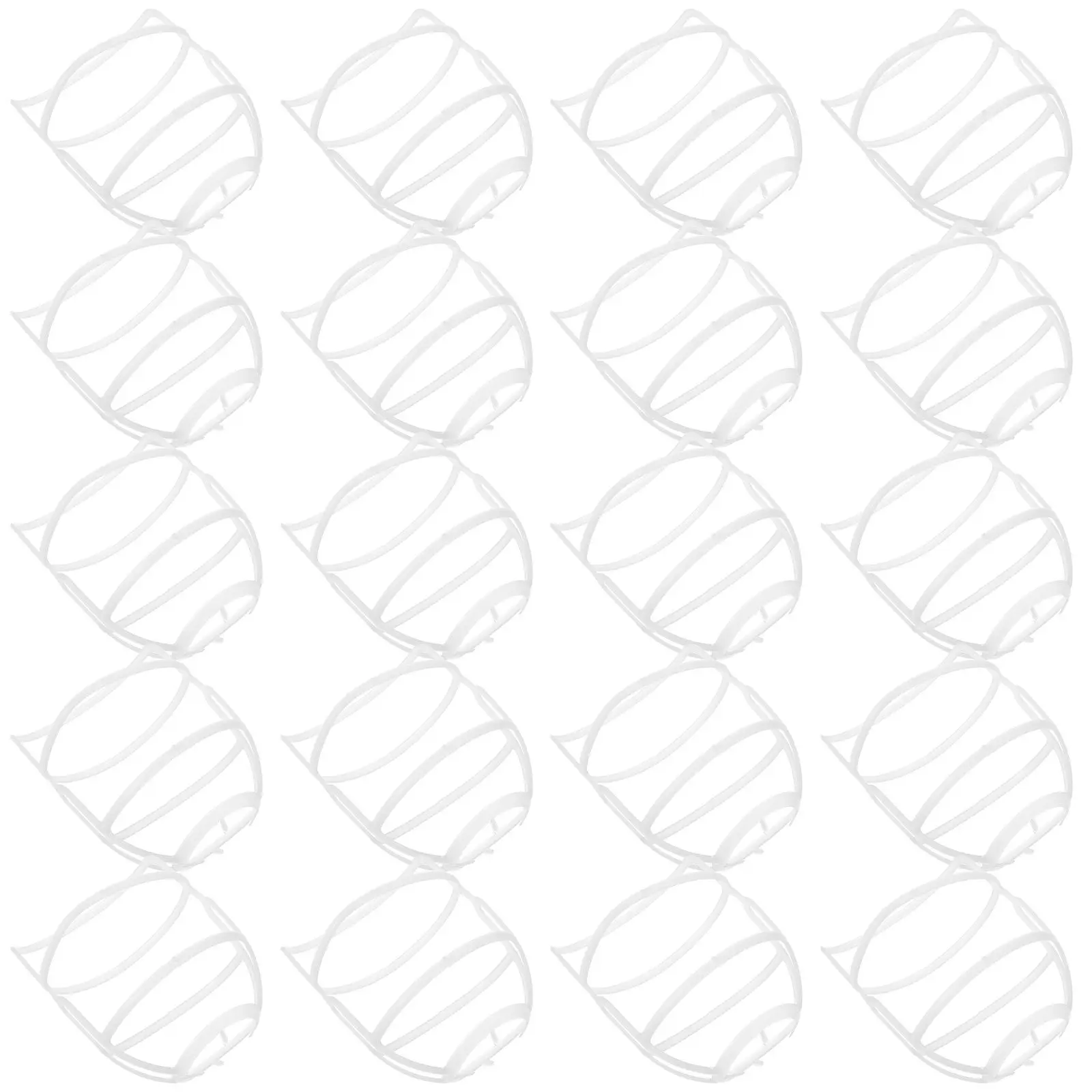 Infusion Bottle Holder 20Pcs Plastic Storage Net Cage for Drip Stand Secure Fit Reusable Accessories