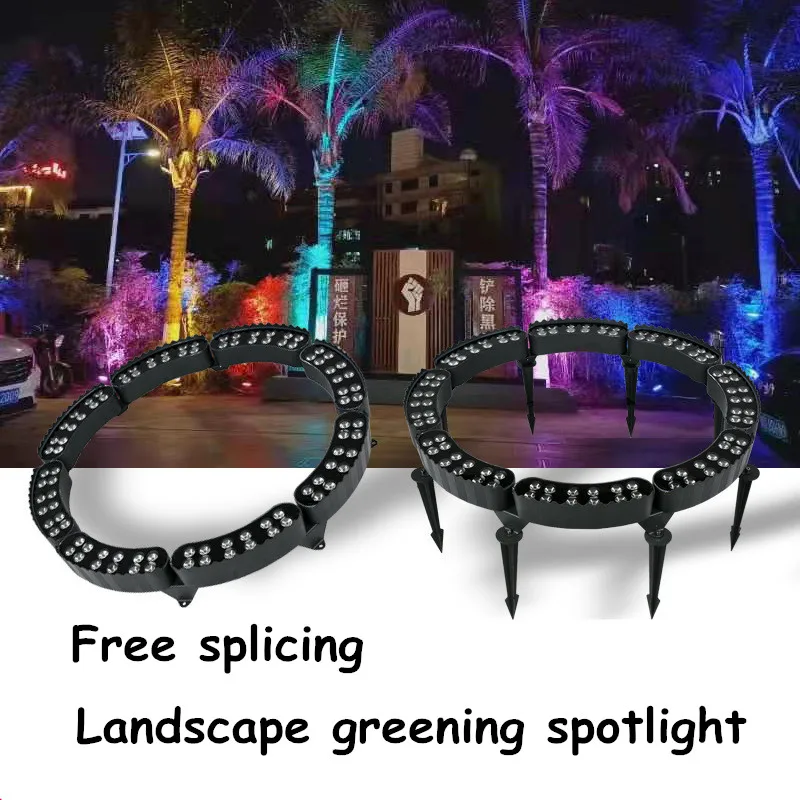 12w 1pcs Garden Light Big Tree Outdoor Gazebo Lighting Garden Lighting Bollards Spotlights 12v Garden Colorful Tree Light 24v