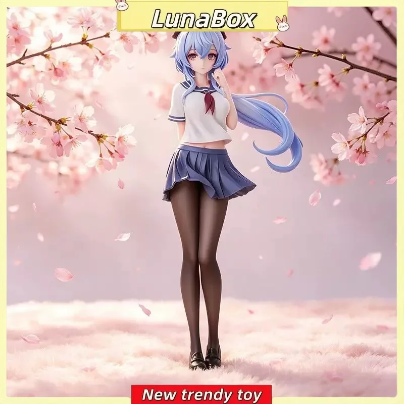 Anime Jk Confession Ganyu Beautiful Girl Anime Merchandise Gk Figure Scene Ornament Desk Decoration Model Gift Collection Hobby