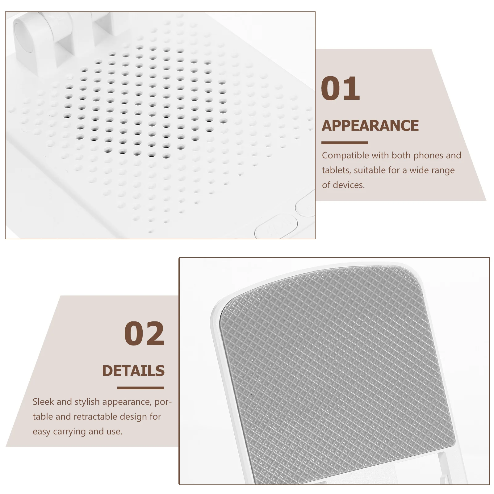 

Phone Stand Speaker Multipurpose Durable Desktop Holder Stable Sound Cellphone Stand for Desk Phone Holder