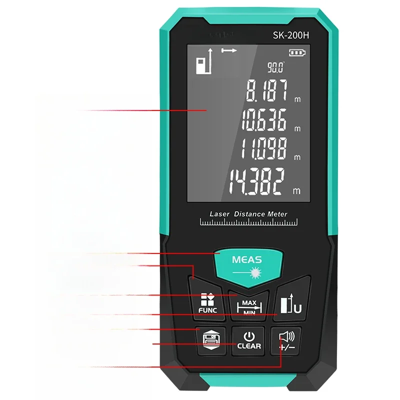 

Laser rangefinder Electronic ruler measuring room instrument