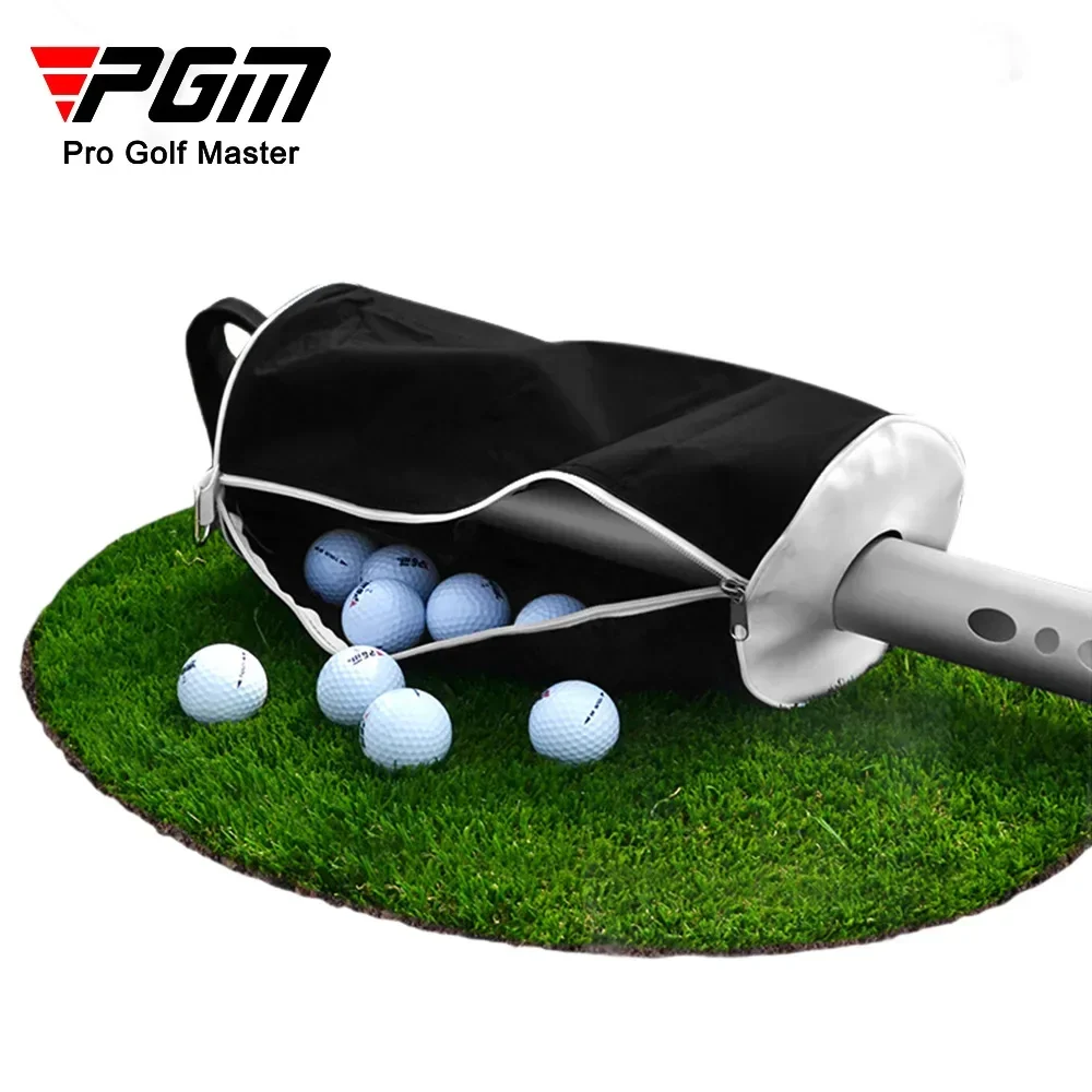 PGM Golf Aluminum Alloy Ball Picker ball bag Ballpickup Is Convenient and Fast Do Not Bend Over Holds 70 Golf Balls JQQ001