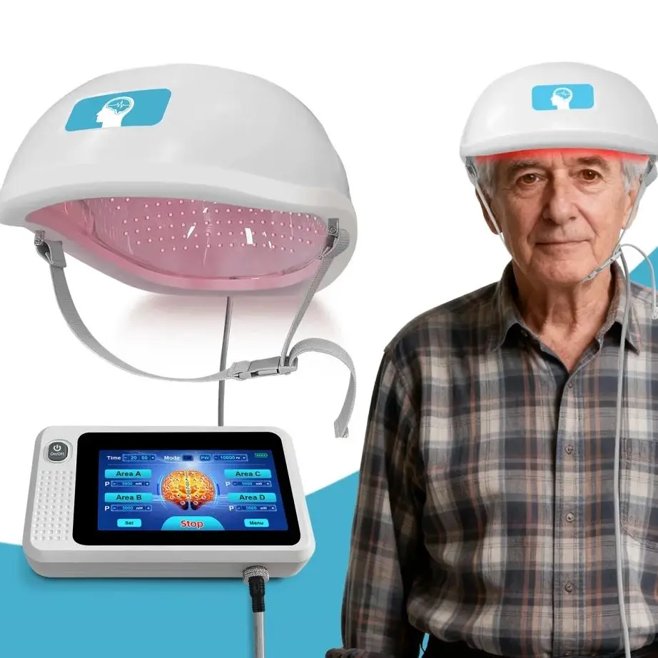 

Frovab Upgraded 810nm NIR Light PBM Brain Helmet 448 Diodes Photobiomodulation Device for Parkinson Alzheimer Stroke Brain Care