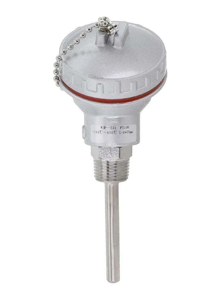 Sonda sensore RTD PT100 Testa terminale sonda sensore di temperatura in acciaio inossidabile Testa terminale termocoppia Nuovo pratico