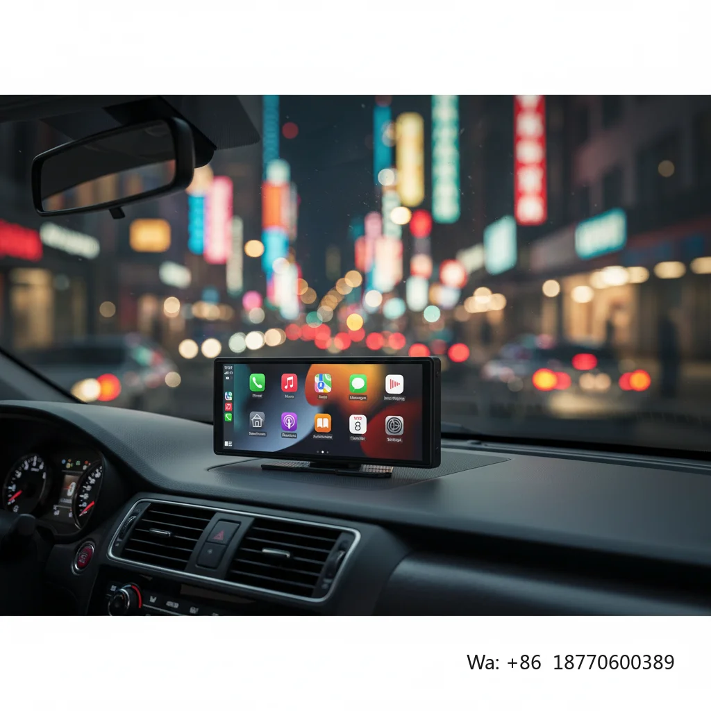 Car Multimedia Player Supports Wireless Carplay Android Auto IPS Screen USB 1 Year Mirror Link OEM Reverse Image Portable Touch
