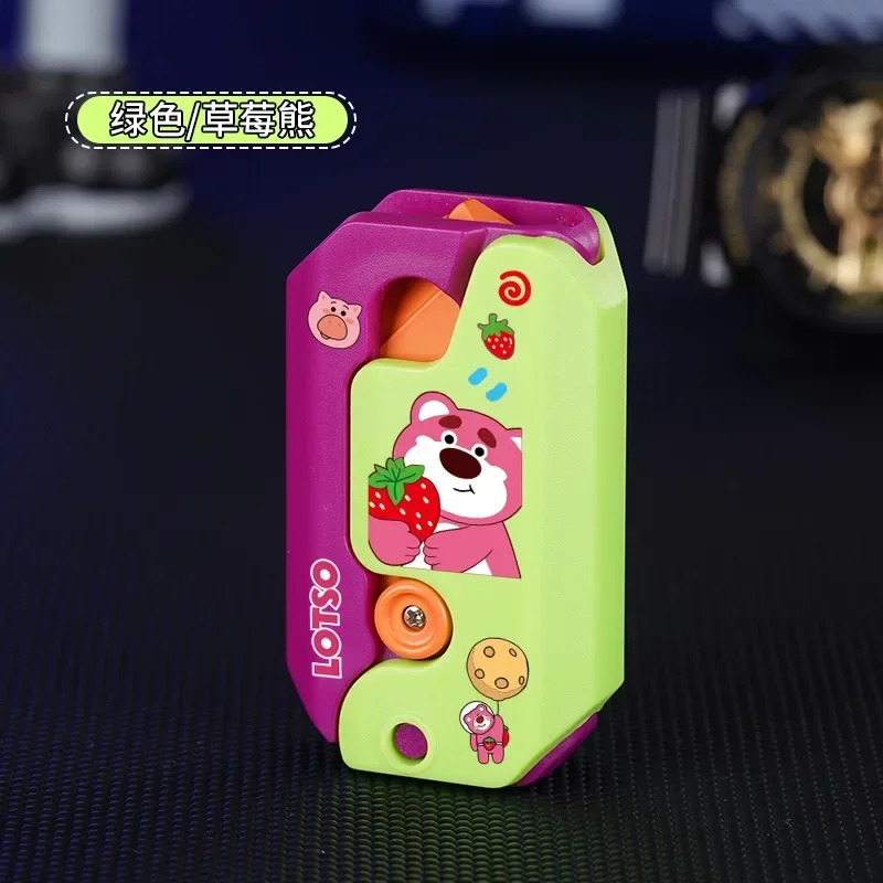 Sanrio Hello Kitty Kuromi Cinnamoroll Anime Cartoon Carrot Knife Straight Towards Lighter Red Flame Windproof Cigarette Lighter