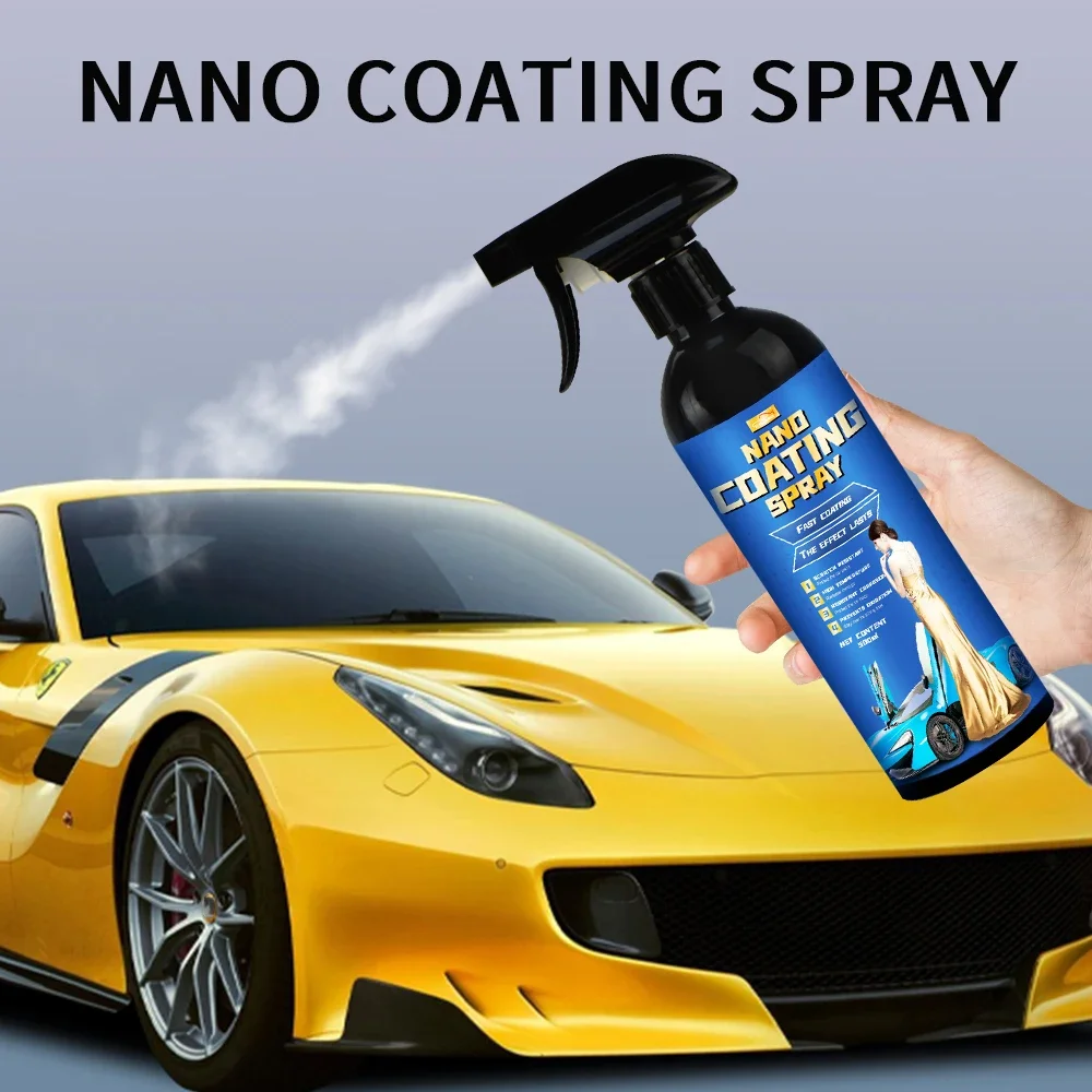 Ceramic Car Coating 500ML 9H Nano Liquid Glass Plated Crystal Hydrophobic Waterproof Polishing Paint Hardness Car Polish Wax