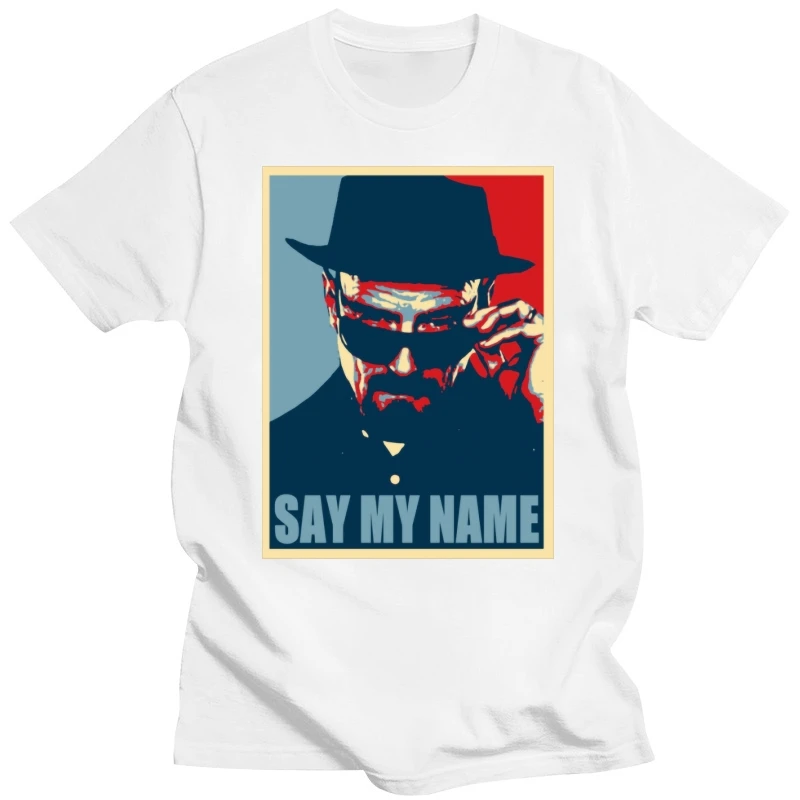 Heisenberg T Shirt Men Short Sleeve Graphic T-Shirt Cartoon Print Oversized T Shirts Big Cotton Tee Shirts Plus Size Tee Shirt