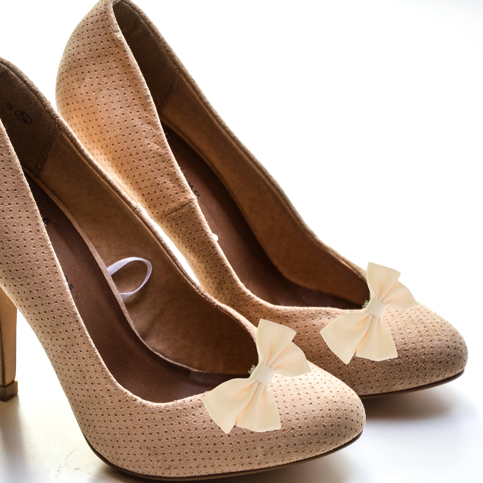 

2 Pcs Decorative Shoes Accessories Bow Buckle Accessory Charm Women's Wedding Party