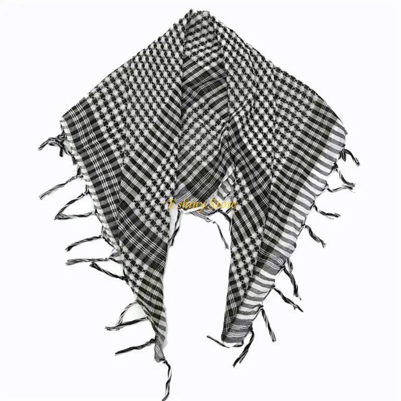 

N58F Lightweight And Soft Arafat Head Wrap Multiple Wearing Types Headscarf For Outdoor Activities Fashion Accessories