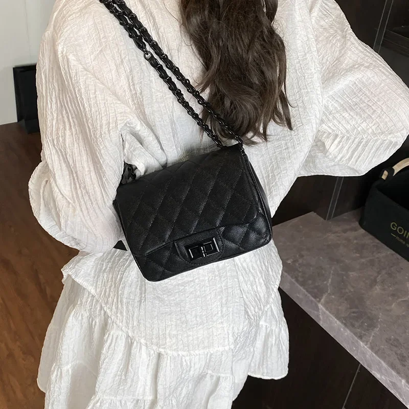 

Women's Leisure Personality Fashion Spring Popular New Light Luxury Brand Design All Matching Shoulder Bag Chain Crossbody Bag